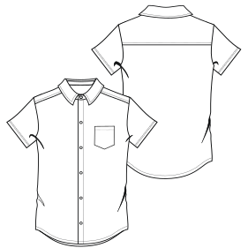 Fashion sewing patterns for Shirt 800 MC